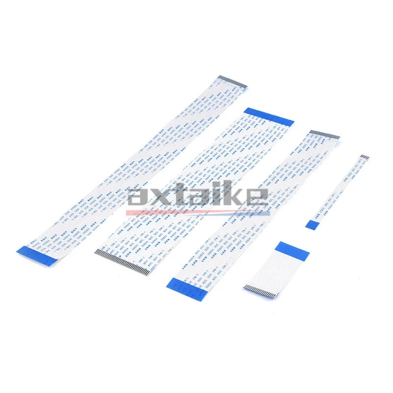 10PCS FPC FFC Flexible Flat Cable 4-60Pin 1.0MM Pitch A-Type B-Type 5-20CM Length for Printer Scanner Industrial Equipment