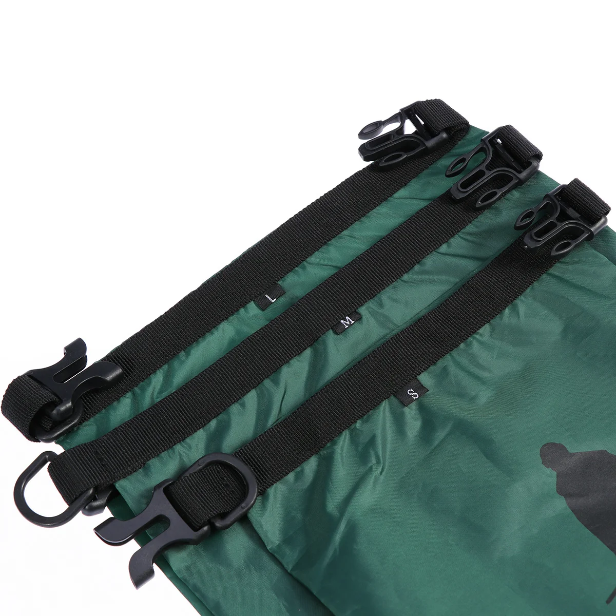 

3Pcs Waterproof Dry Bag Pouch Durable Nylon Roll-Top Closure Camping Boating Kayaking Rafting Fishing Outdoor Storage Bags Green