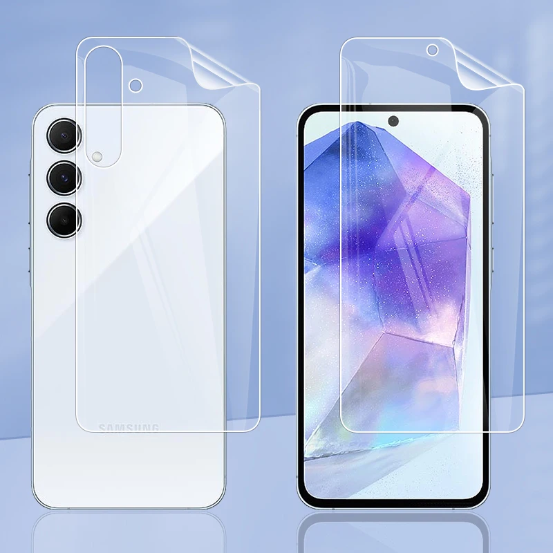 For Samsung Galaxy A55 A35 5G Clear TPU / Matte Anti-Fingerprints Hydrogel Full Cover Soft Screen Protector Film