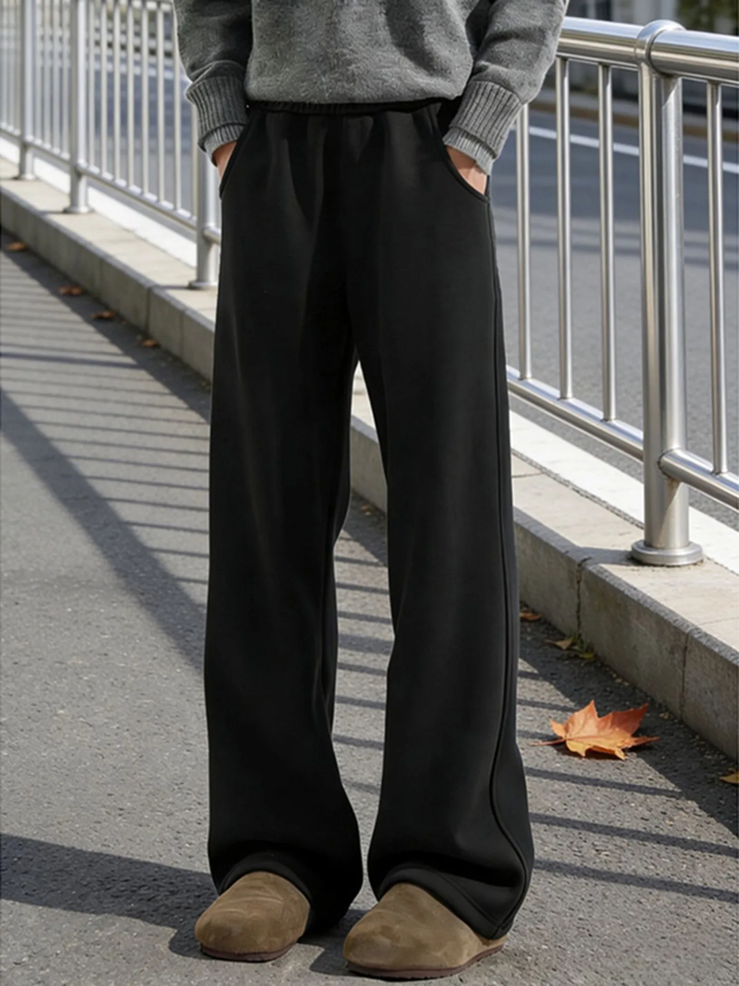 

Мужские зимние спортивные брюки Bla American Sle Fce Lined Fitn Pants с драпировкой и расклешенными штанинами, повседневные, свободного кроя