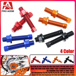 PRO AODB motorcycle M10 Rear Axle Blocks Chain Adjuster Bolt For Husqvarna TC/FC/TX/FX125-701 For GasGas EX 125-300 2021-2023