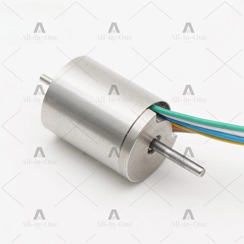 12Mm Brushless Motor, Double Shaft 7.4V Large Torque with Encoder 1215 Hollow Cup Brushless Motor