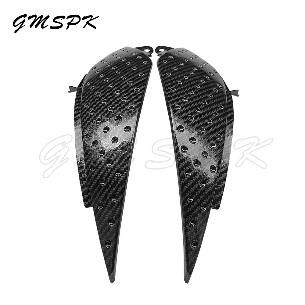 1 Pair Motorcycle Fuel Tank Side Cover Panel Trim Cowl Fairing Protector Guard Fit for Kawasaki Nija ZX6R ZX-6R 636 2005 2006