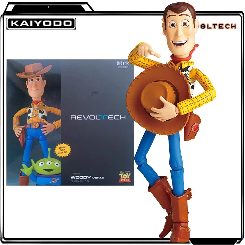 

Kaiyodo натуральная аниме-фигурка Revoltech Tokusatsu Woody Ver1.5, экшн-фигурка, игрушка для мальчиков, детский подарок, Коллекционная модель, украшения