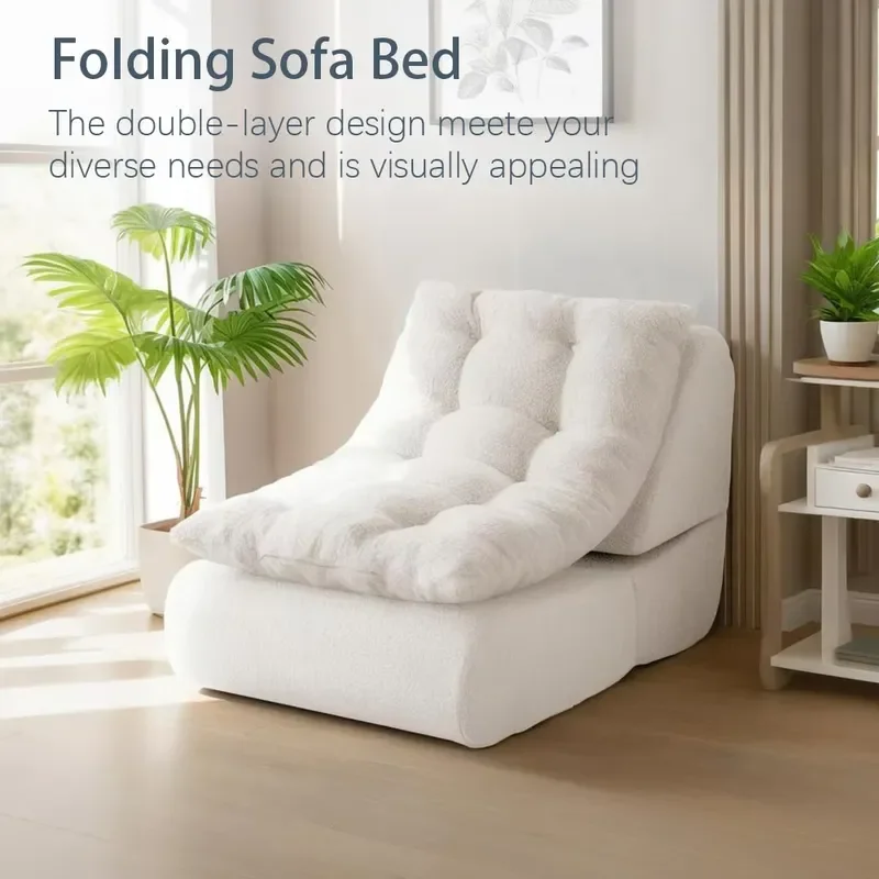 for Modern Vacuum Compression Foam Sponge Sofa Ultra Light Single Seat Small Space Recliner