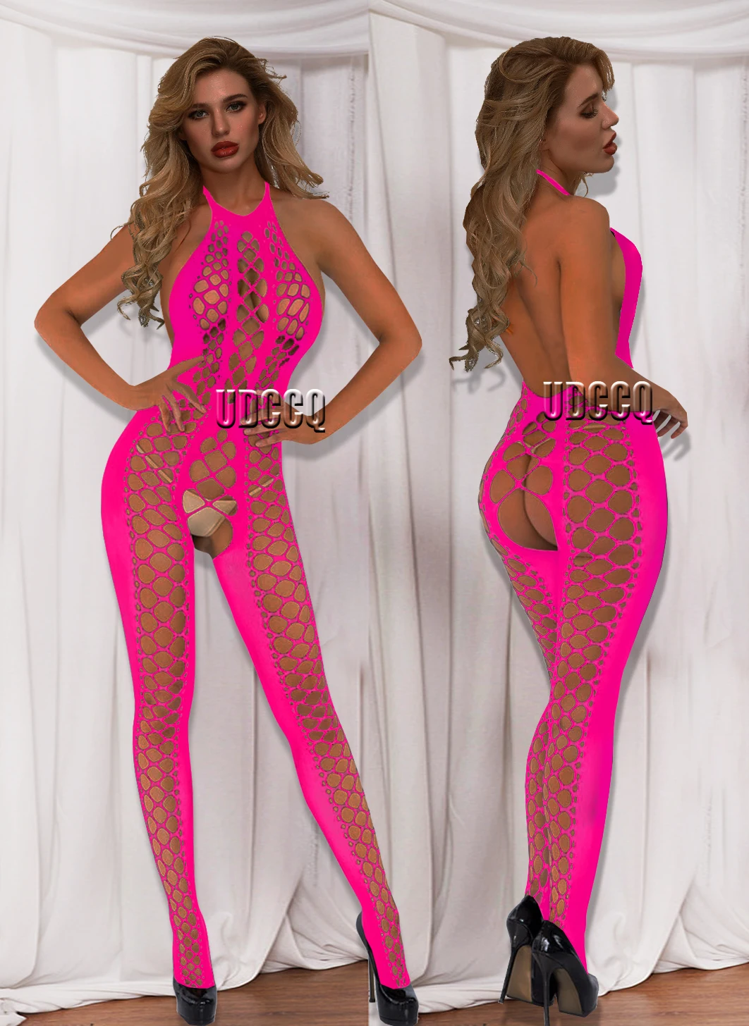 Sleepwear women sexy lingerie Babydoll Mesh Floral Body Stocking Catsuit wedding night see through bodysuit plus size costume