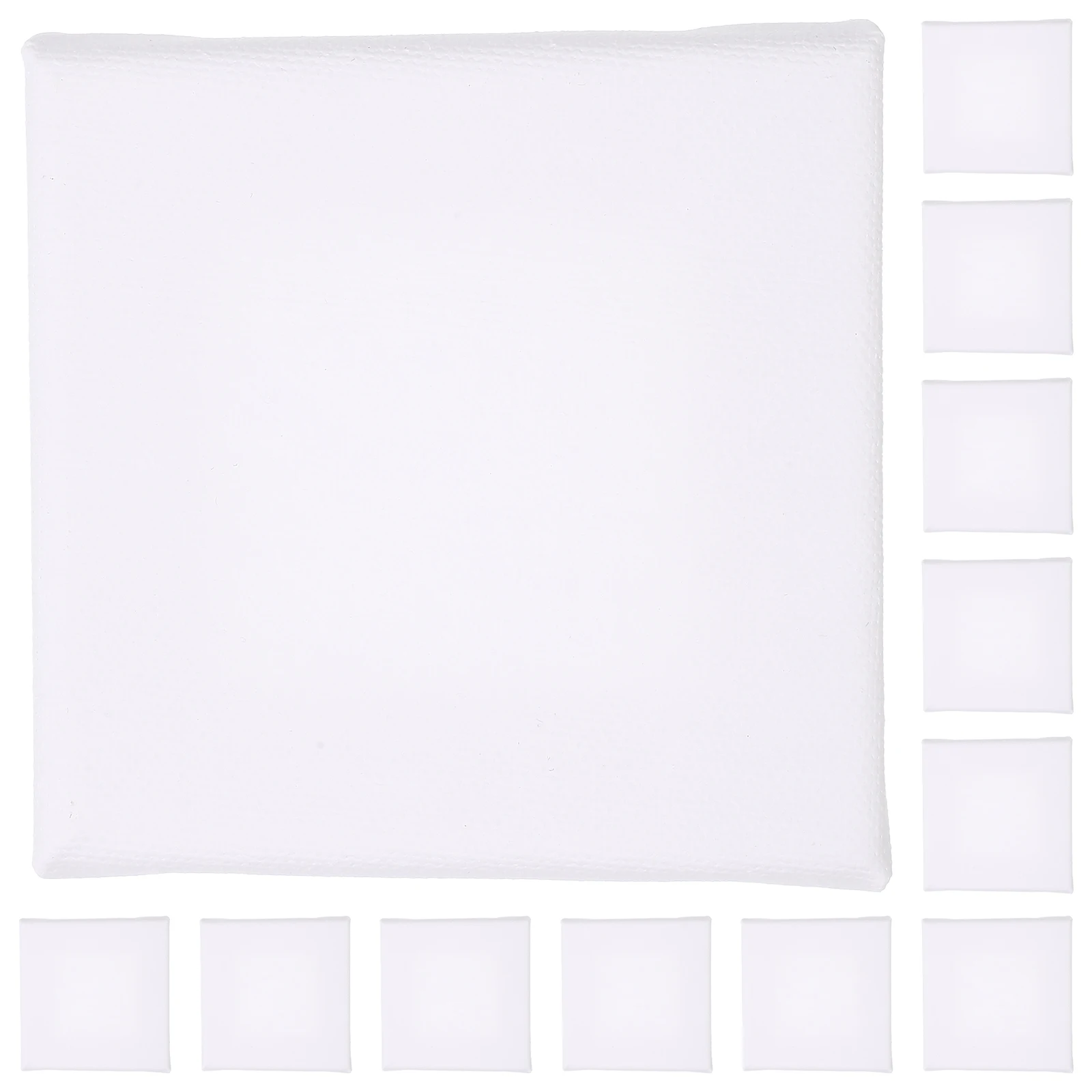 12Pcs Blank Oil Painting Frames Mini Canvas Boards for Art Projects Portable Tools