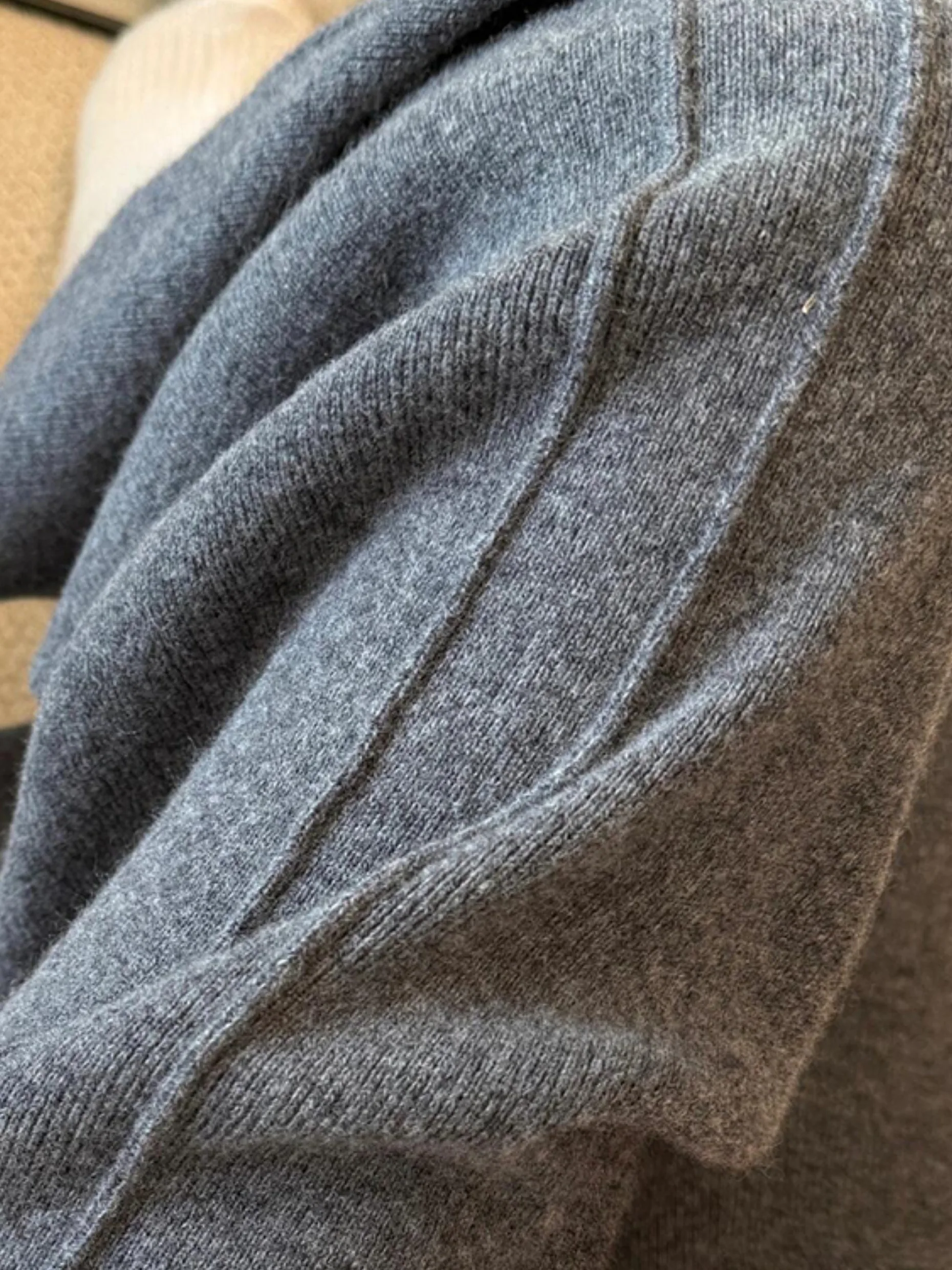 여성용 하이웨이스트 니트 와이드 레그 팬츠 가을 겨울 캐주얼 스트레이트 컷 다용도 루즈핏 보온 바지