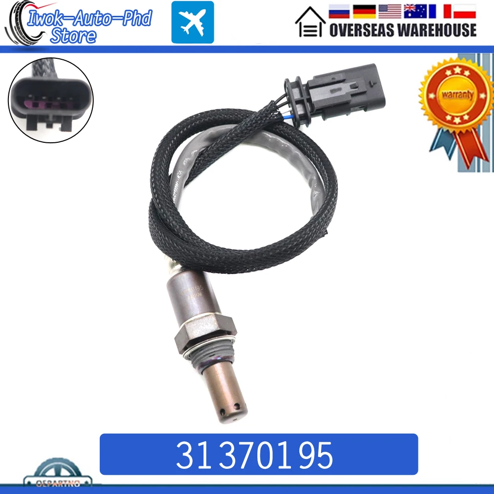 31370195 Downstream Rear Air Fuel Ratio Lambda O2 Oxygen Sensor for Volvo V40 Cross Country V40 AWD B5204T9 2.5L 2012-2019