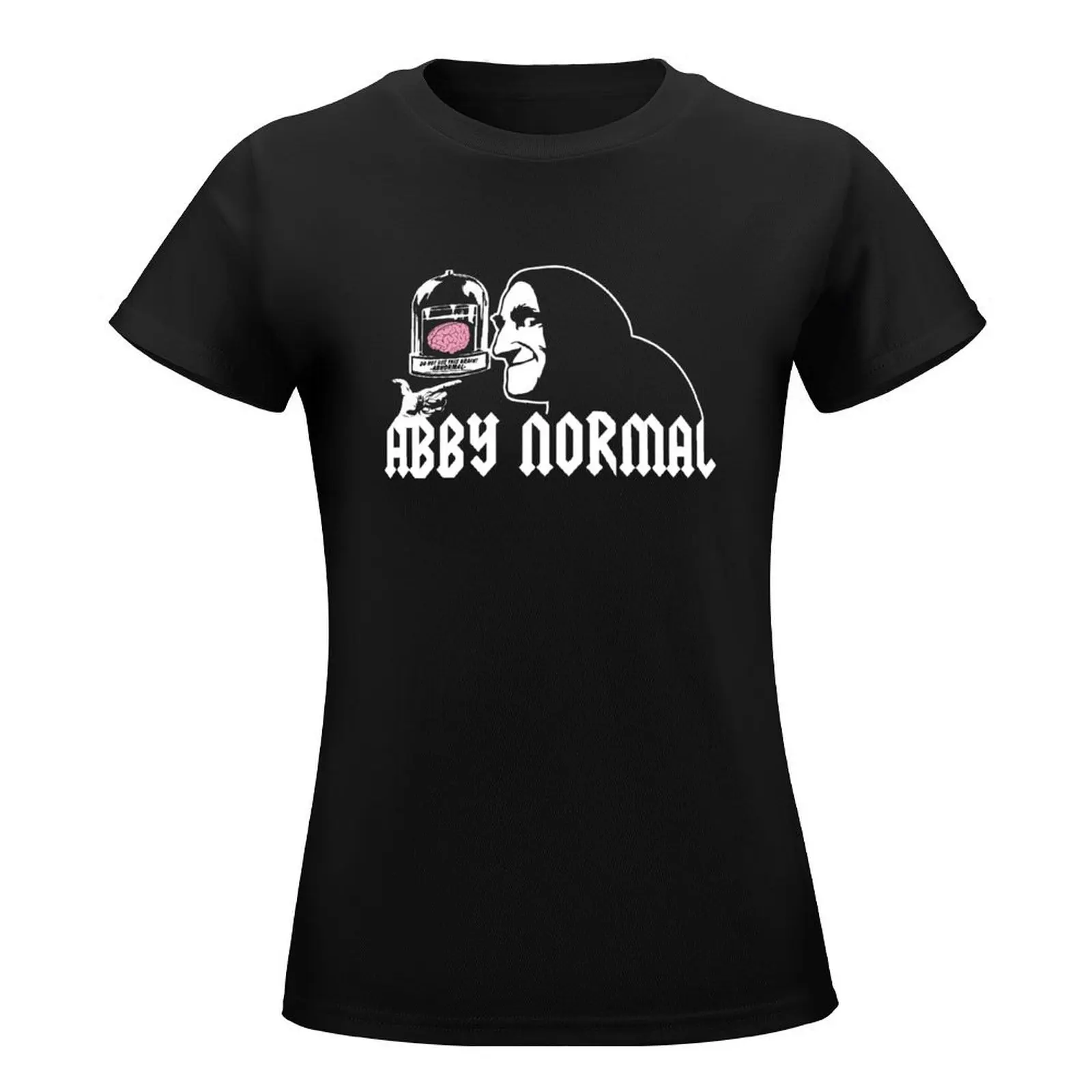 Abby Normal T-Shirt Female clothing hippie clothes Women's summer blouses 2024