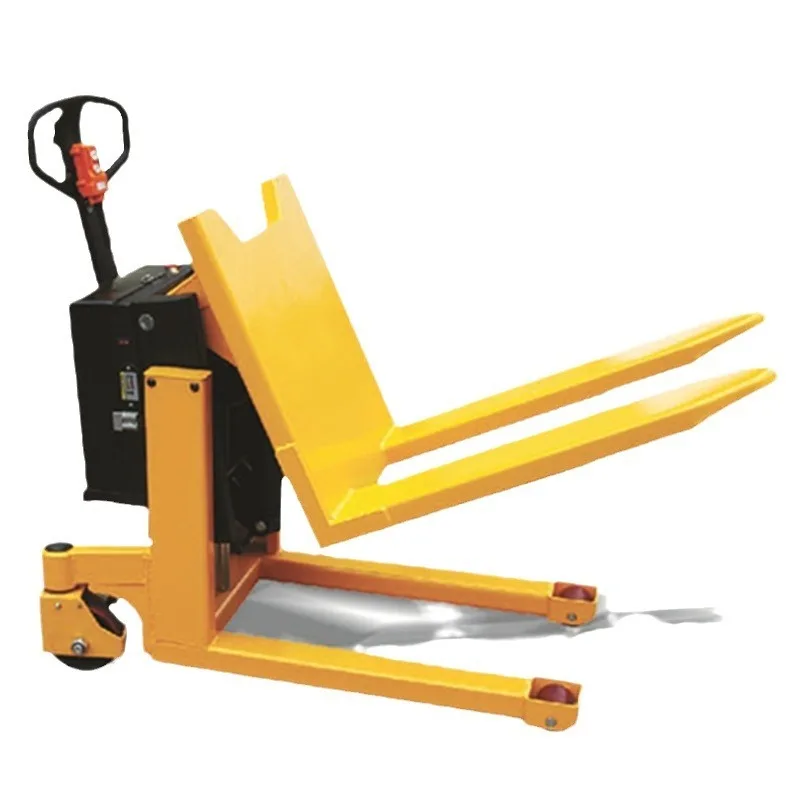 Tilting and raising manual electric station car Flip tilting station car