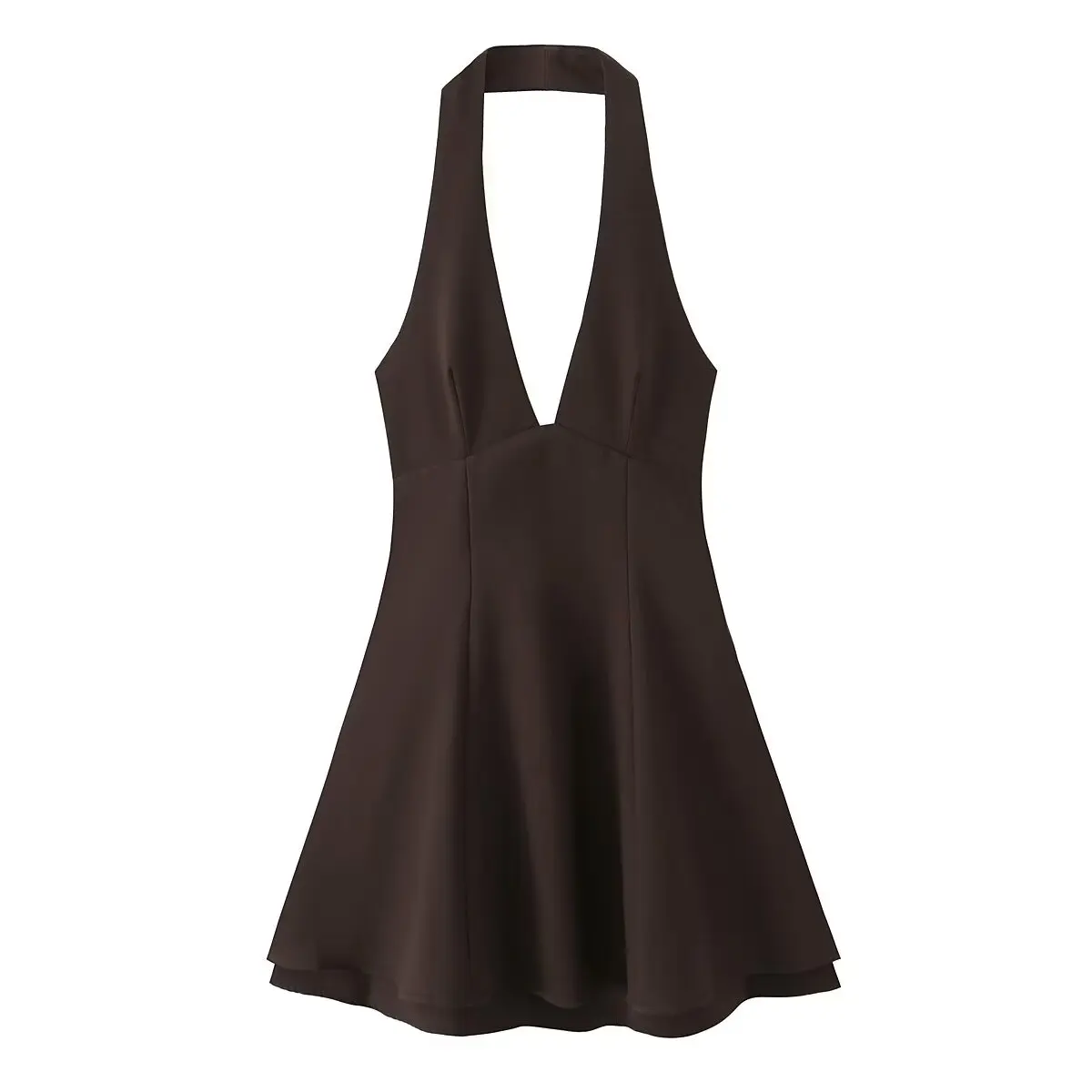 Ele dupla camada duas cores pendurado neline dr outono novo sle feminino faion design cintura alta saia de fibra de poliéster