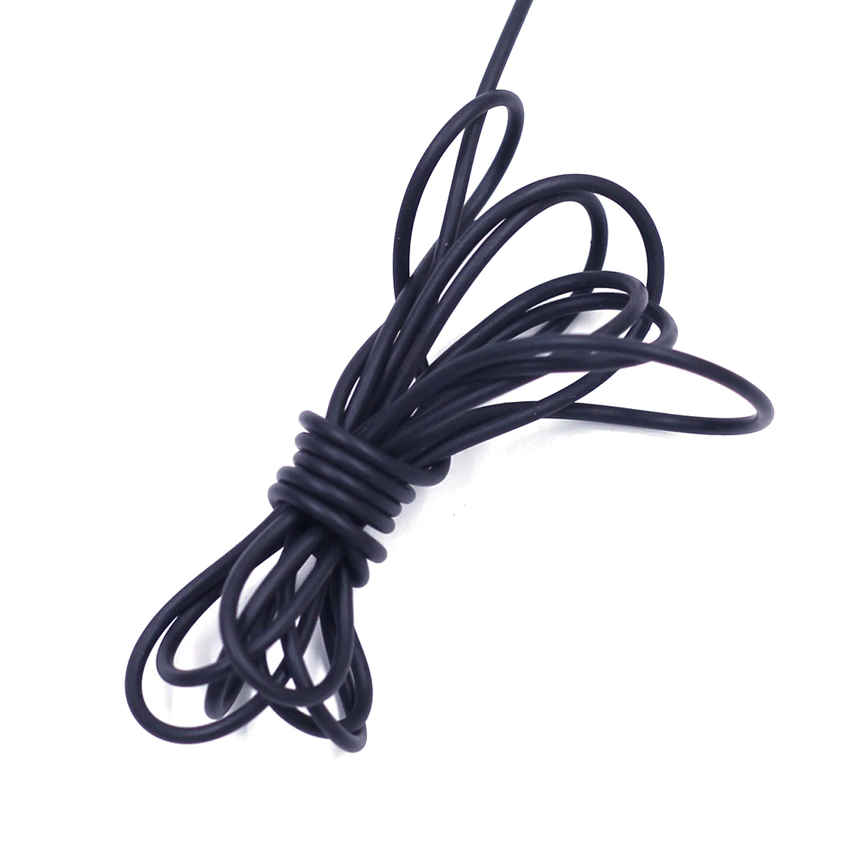 Rubber Cord Rope String Black For Charms Bracelets Jewelry DIY Findings 2mm 5M 10M