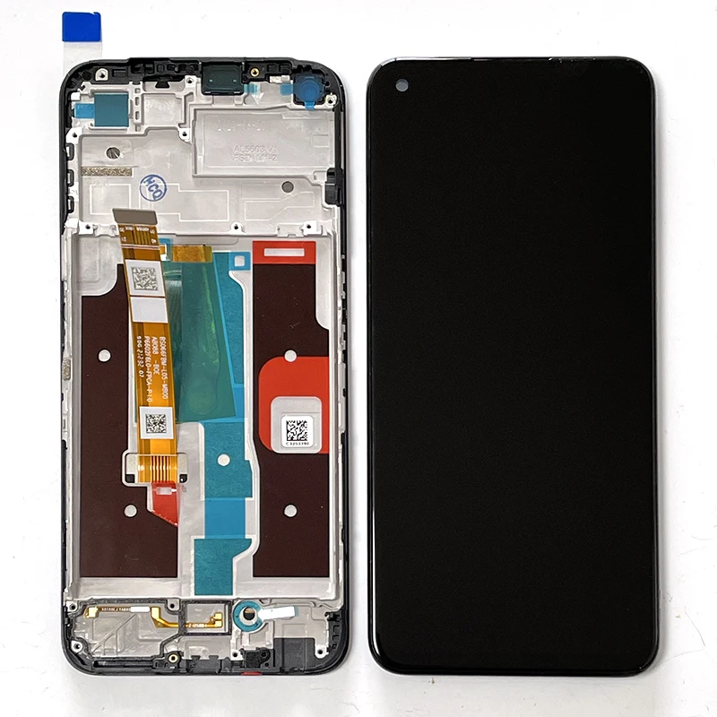 Original For Oppo Realme Narzo 50i 50A LCD Display Screen Frame Touch Panel Digitizer For Realme Narzo 50 RMX3286 LCD Assembly