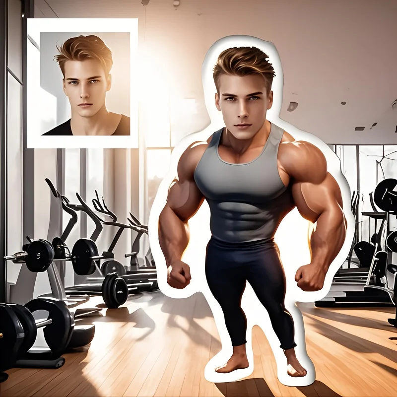Customized muscle shaped pillow for men, suitable for fitness enthusiasts, as the first choice for gift giving for male boyfrien