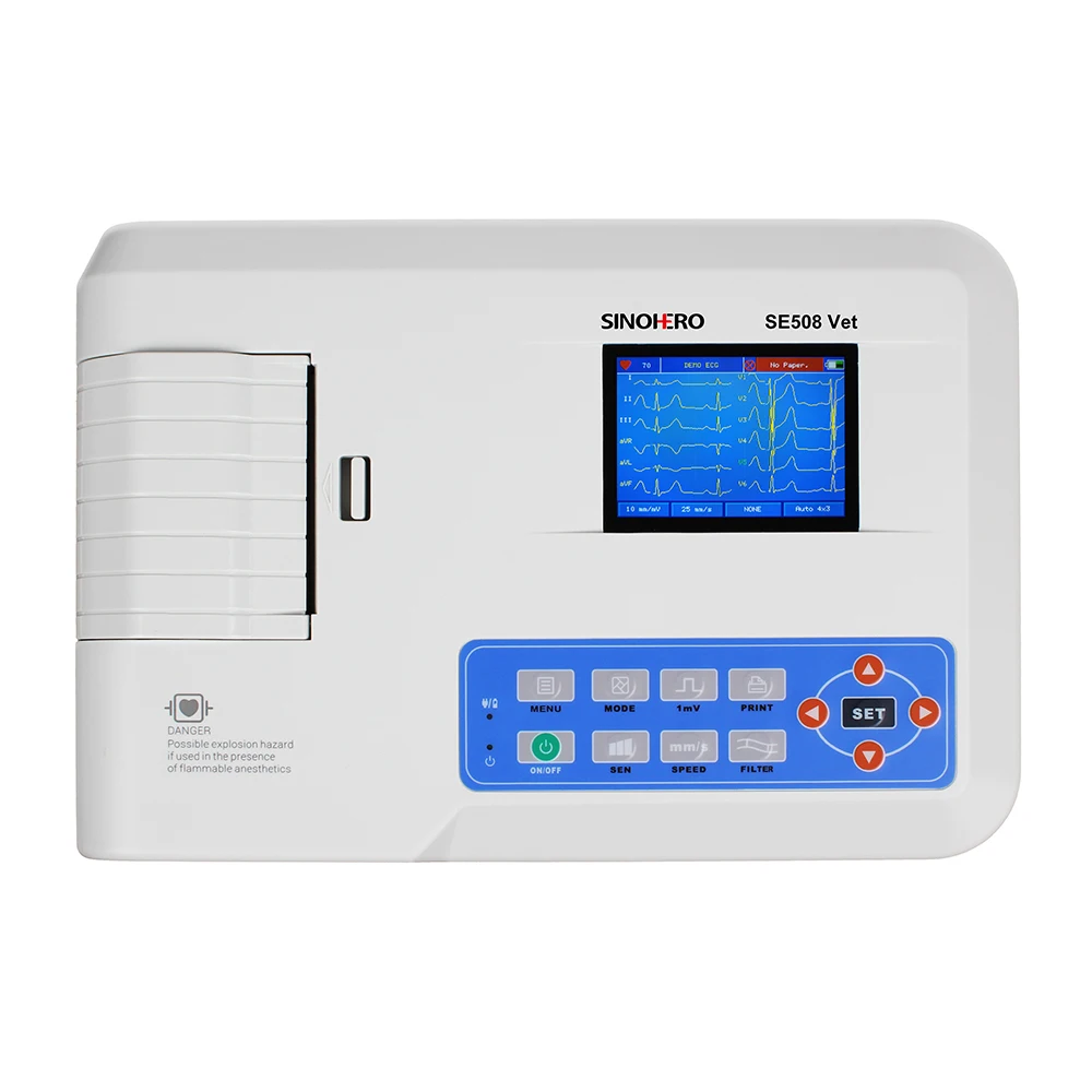 

Animal Use Veterinary Ecg 3 Channel Electrocardiograph Vet Machine