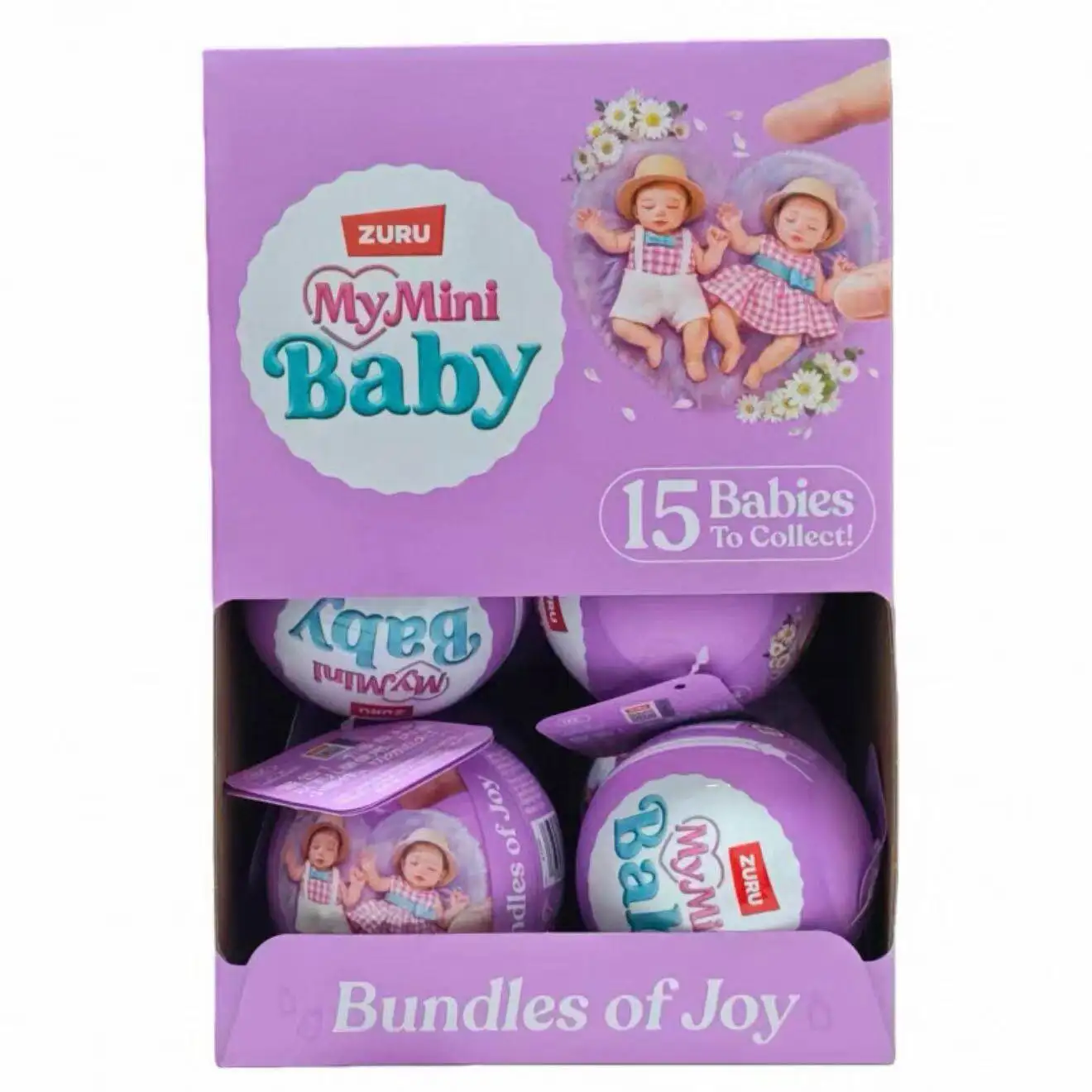 ZURU 5 Surprise My Mini Baby Series 2 Mystery Capsule Realistic Mini Baby Playset Stroller Crib Miniature Doll Cute Toy In Stock view 6