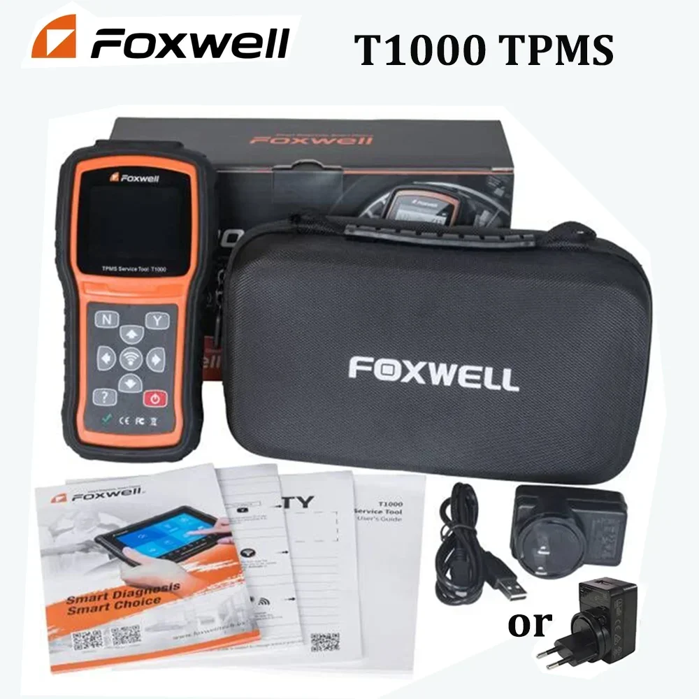 

Foxwell T1000 TPMS Sensors Programming Diagnostic Tool for Efficient Tire Pressure Monitoring System Programming and Activate