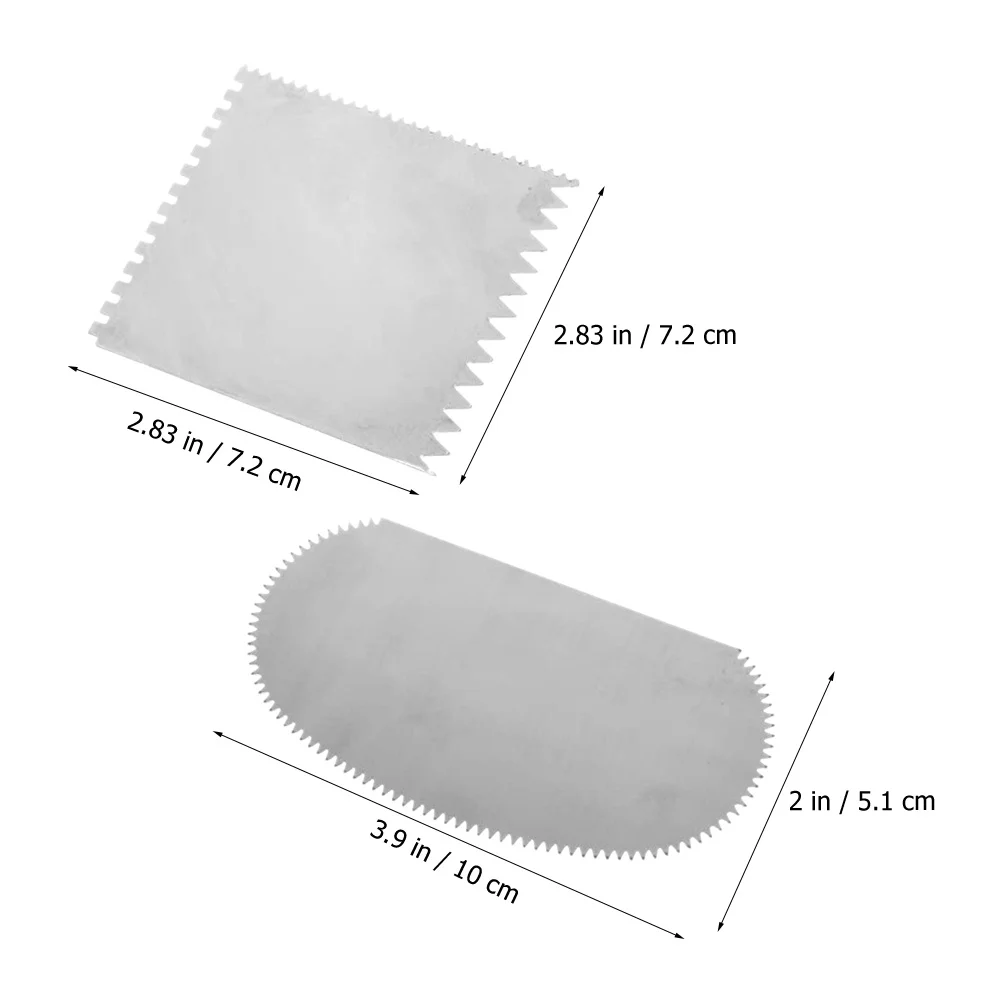 

2pcs Mud Sculpting Carving Tools Stainless Steel Clay Scraper For Pottery Ceramic Diy Sculpture Making Modeling Set