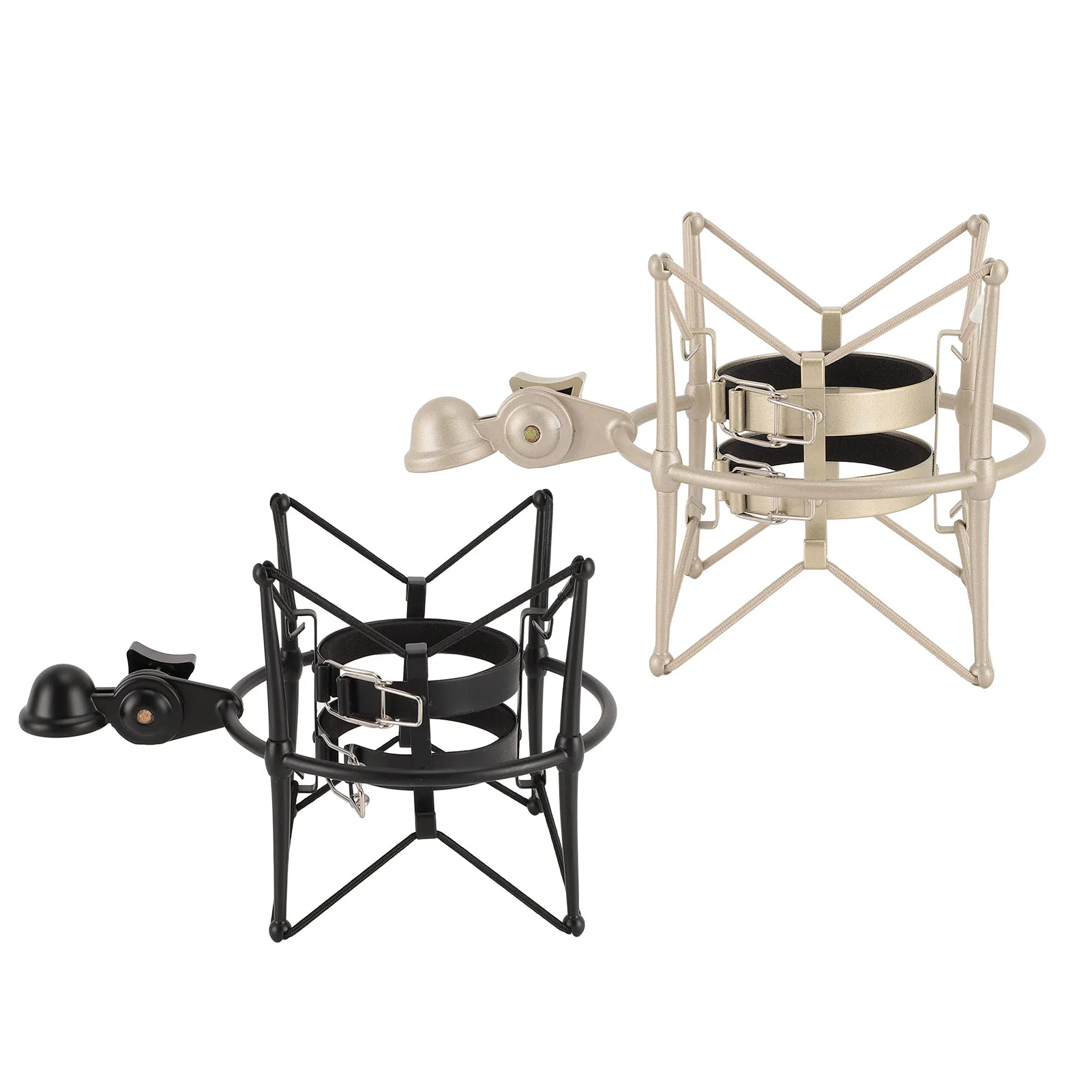 Studio Mic Holder Microphones Shock Mount Simple Installation Convenient Portable Stable Support for 60MM Diameter Microphones
