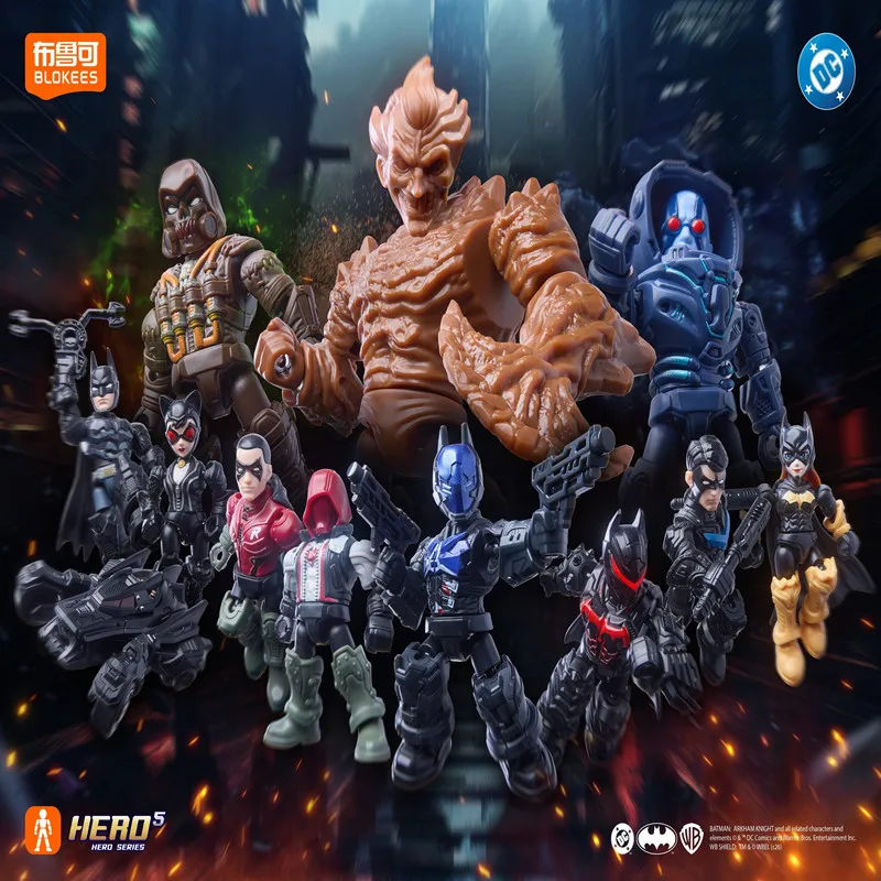  ﻿ Blokees DC JUSTICE LEAGUE Batman Superman Wonder Woman Aquaman Cyborg Arkham Serie Blind Box Anime-Figur Montage-Spielzeug Geschenk – Detail 3