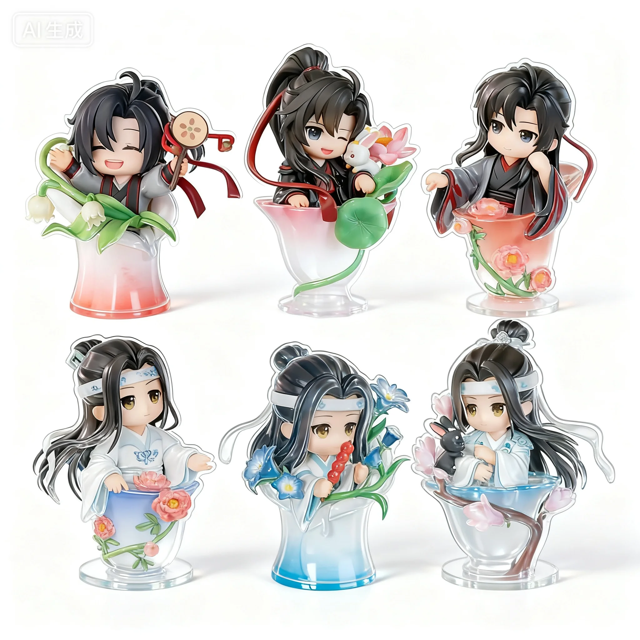 Mo Dao Zu Shi Anime Acrylic Stand Doll Mini Figure Cosplay Toy for Gift cute Toy
