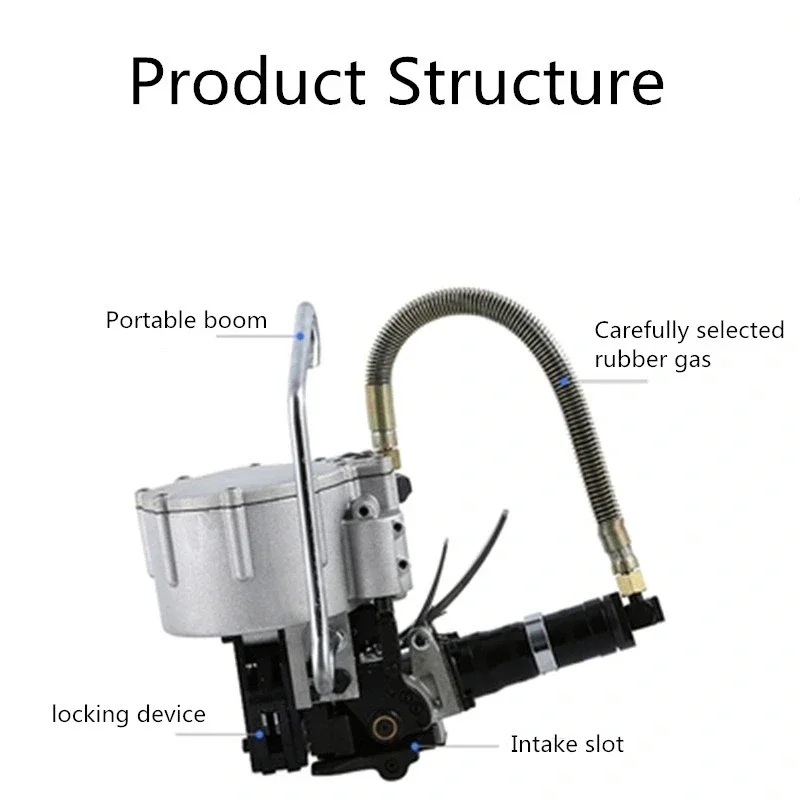 

KZ32B Pneumatic Automatic Pallet Aluminium Body Steel Strapping Tool Machine