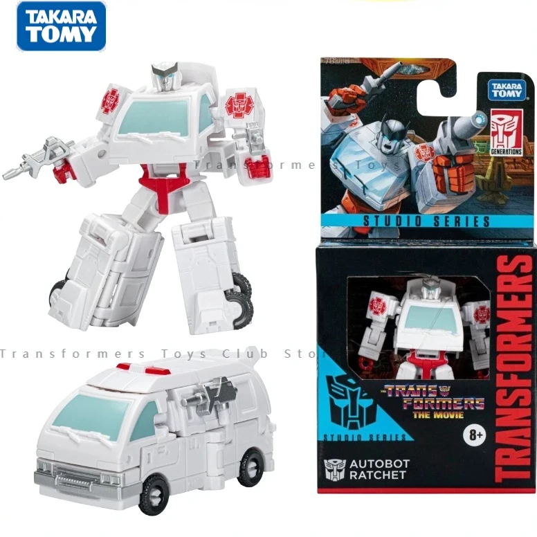 

В наличии Takara Tomy Transformers The Movie Studio Series Core Class Autobot Ratchet Фигурка Модель Подарок для хобби