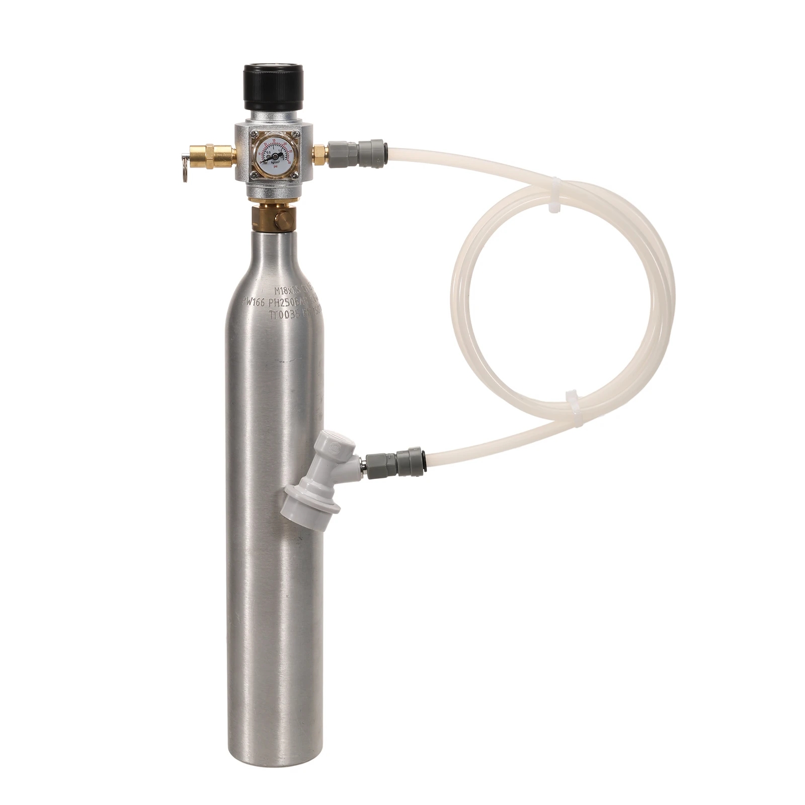 Tr21-4 Mini Co2 Regulator with 1/4