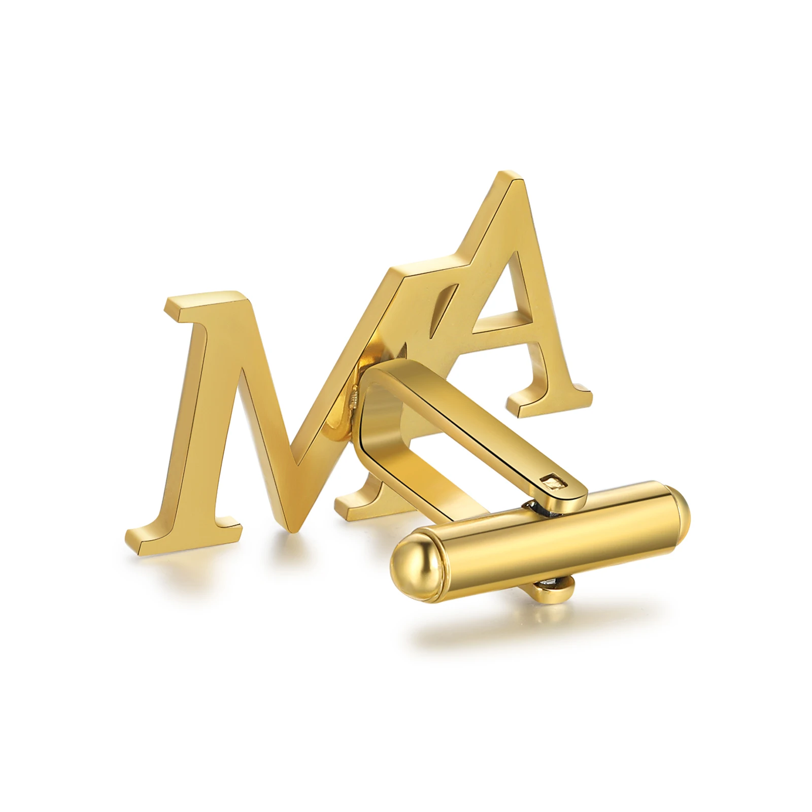 أزرار أكمام قميص مخصصة للرجال من JewelOra ، زر الكفة بالاسم المخصص ، الفولاذ المقاوم للصدأ ، مجوهرات الزفاف ، هدية الأزواج