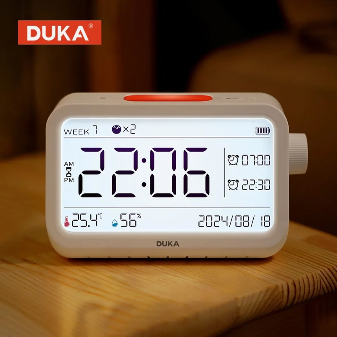 Thermohygrometer Alarm Clock Multi-function Temperature and Humidity Meter Sensor Hygrometer for Home Weather Station