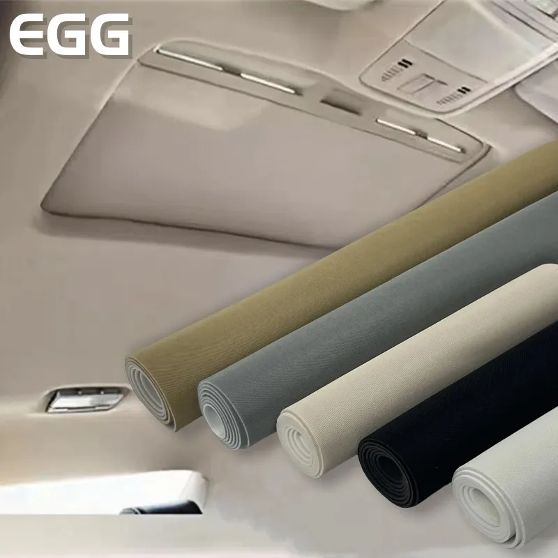 

High-Quality Interior Auto Roof Ceiling Lining Mesh Fabric Non-Stick Car Headliner Fabric with Sponge Backed Repair Renovations
