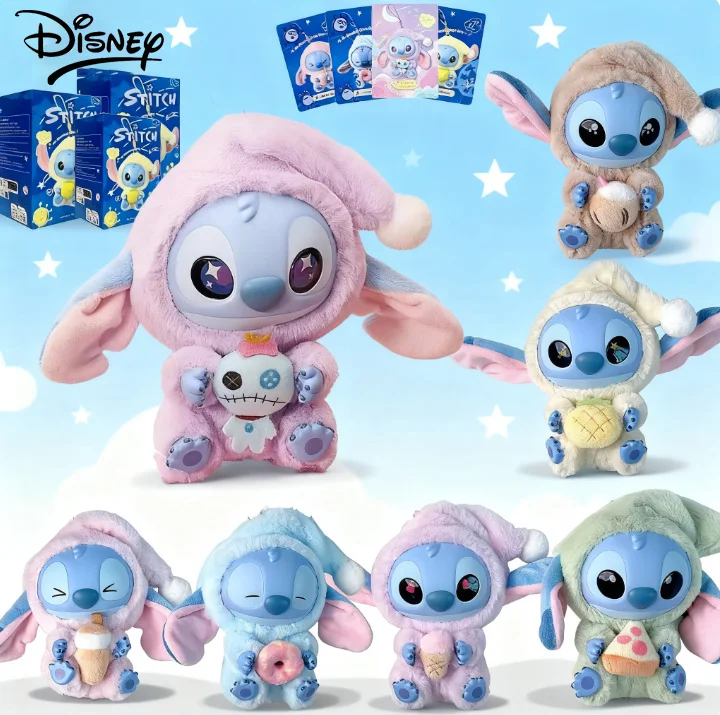 غرزة أكل شيء قبل النوم سلسلة صندوق أعمى أفخم ألعاب الفينيل لطيف دمية لعبة صندوق غامض حقيبة قلادة ديكور هدية الكريسماس #1