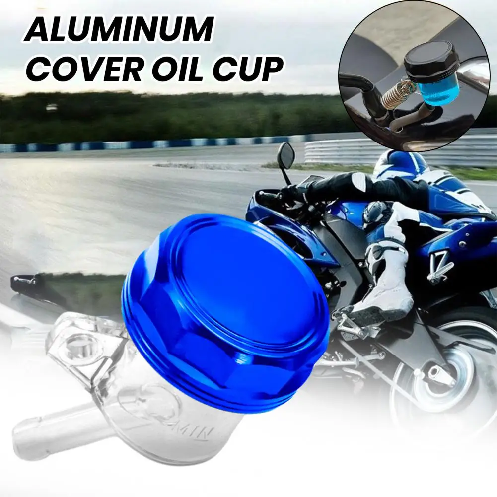 

Motorcycle Oil Lid Motorcycle Maintenance Universal Motorcycle Aluminum Lid Oil Cup Rear Brake Pump Fluid Reservoir for Modified