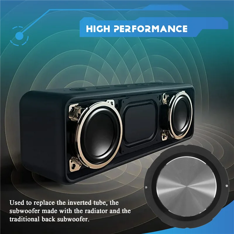 2 قطعة 55 مللي متر السلبي باس المبرد المتكلم الحجاب الحاجز مساعد تعزيز الاهتزاز غشاء مكبر الصوت لتقوم بها بنفسك Accessories-A32R