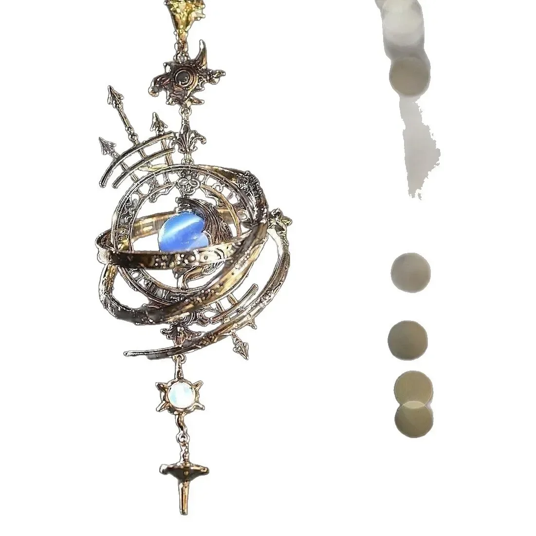 2026 Constellation, Celestial Globe, Star Chart, Retro Necklace, Pendant, Luxurious, Simple, Versatile, Trendy 2026 Ornaments