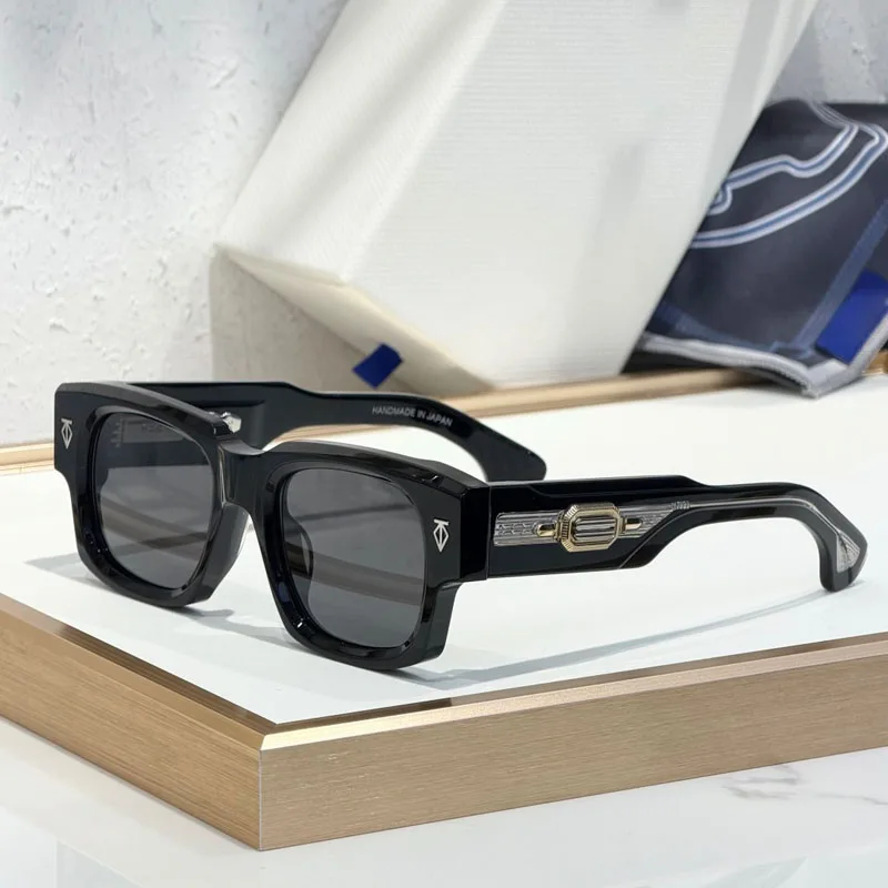 DUSENBERG  Handmade Classical Vintage UV400  Square Thick Acetate Sunglasses High Quality for Men Women Optical Glasss with Case
