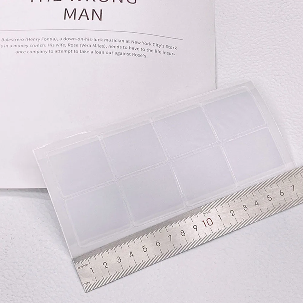 

45 Sheets Necklace Display Card Self-Adhesive Hanging Bags Jewelry Packaging Clear Necklace Chain Storage Pouches