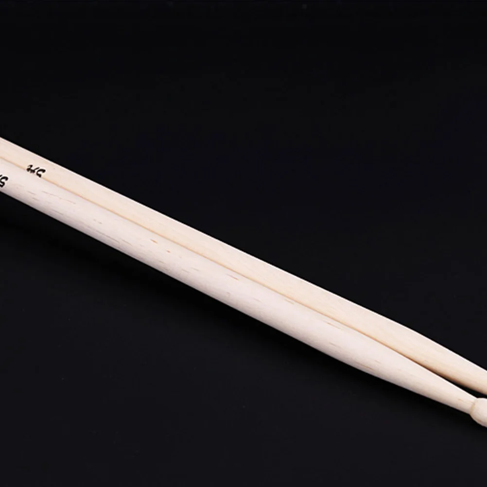 

3 Pairs Drumsticks Musical Parts Sturdy Bass Maple Stage Performance Wooden Miss