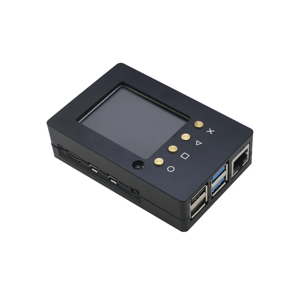 Display Screen Aluminous Lcd Screen Remote Ir With 6 Keyboards With Ir Function For Raspberry Pi 4b/3b/2b/b/a Lcd Screen Display