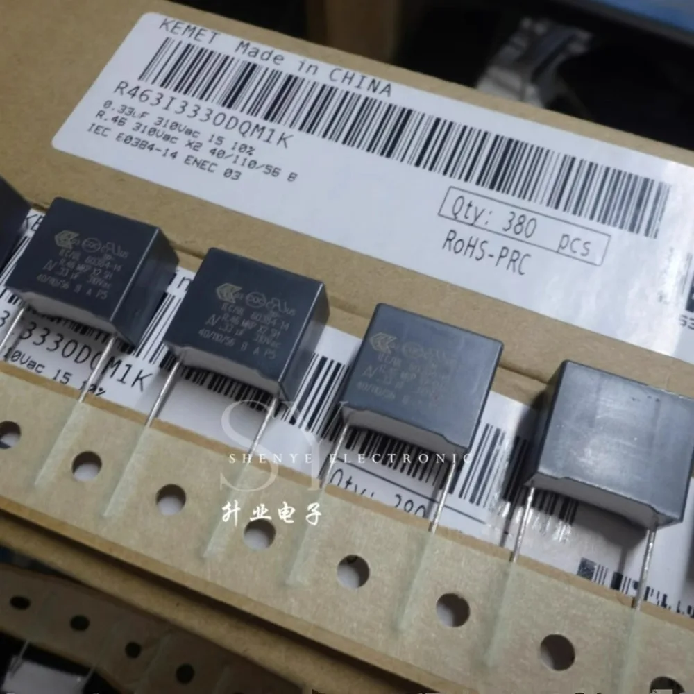 

10PCS KEMET AV 0.33uf/310VAC 330nf u33 334 brand new 15mm film capacitor R463I3330DQM1K / R463I3330DQM1M