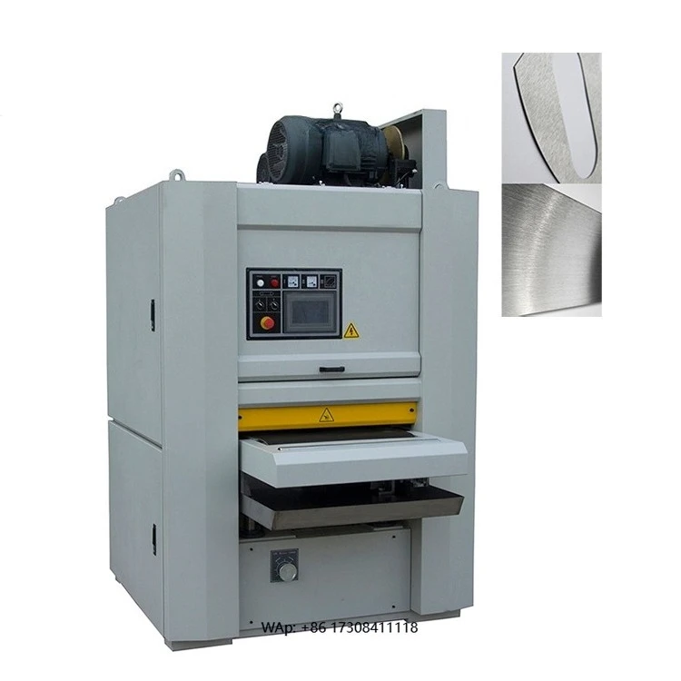 Automatic broadband sander Water-wet aluminum stainless steel sanding Machined metal