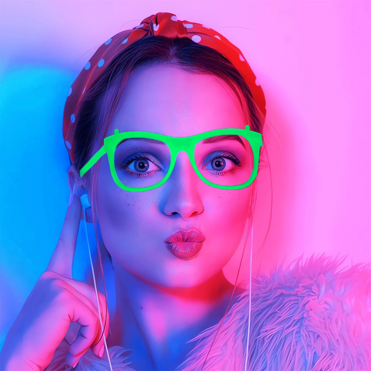 نظارات شمسية مضيئة للديسكو ، أزياء مريحة ، نظارات حفلات فلورسنت ، متوهجة ، لوازم حفلات العزوبية