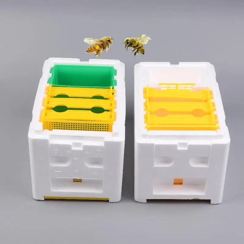 1Pcs Queen Bee Breeding Box Bee Mating Box Foam Bee Hive Box Beekeeper Garden Pollination Breeding Case Beekeeping Equipment