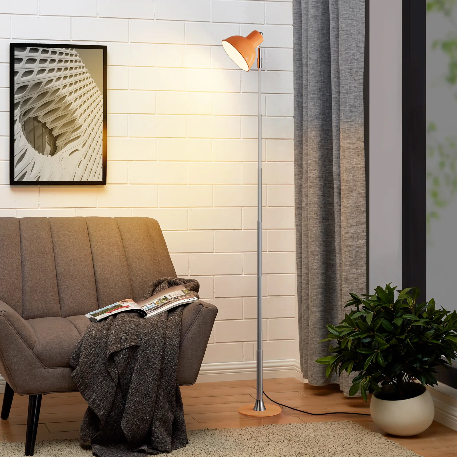 MARPOU Lámpara de pie ajustabl - Floor Lamp Tripod reseña y precio
