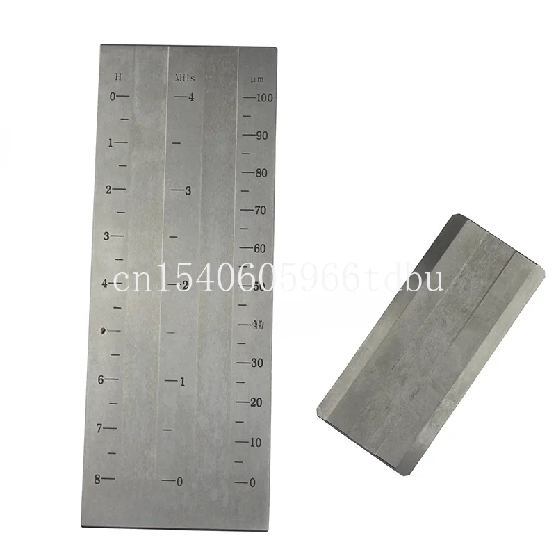 Double groove fineness gauge ,grindometer,fineness meter BGD242/3(0-100um)