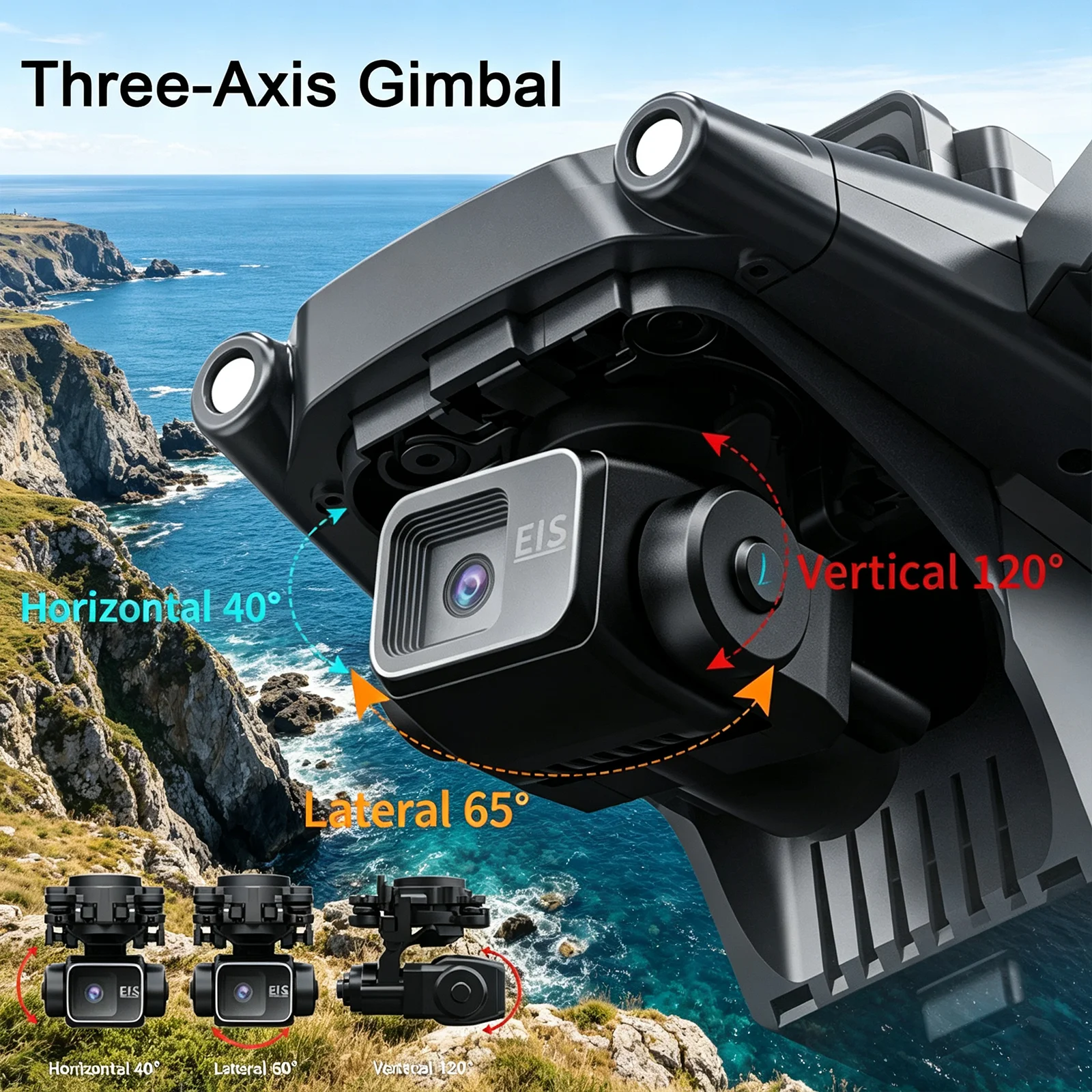 L600 PRO MAX/PRO GPS Drone 4K Professional HD Camera 3-Axis Gimbal Security UAV Brushless Avoiding Obstacle 5G FPV RC Quadcopter