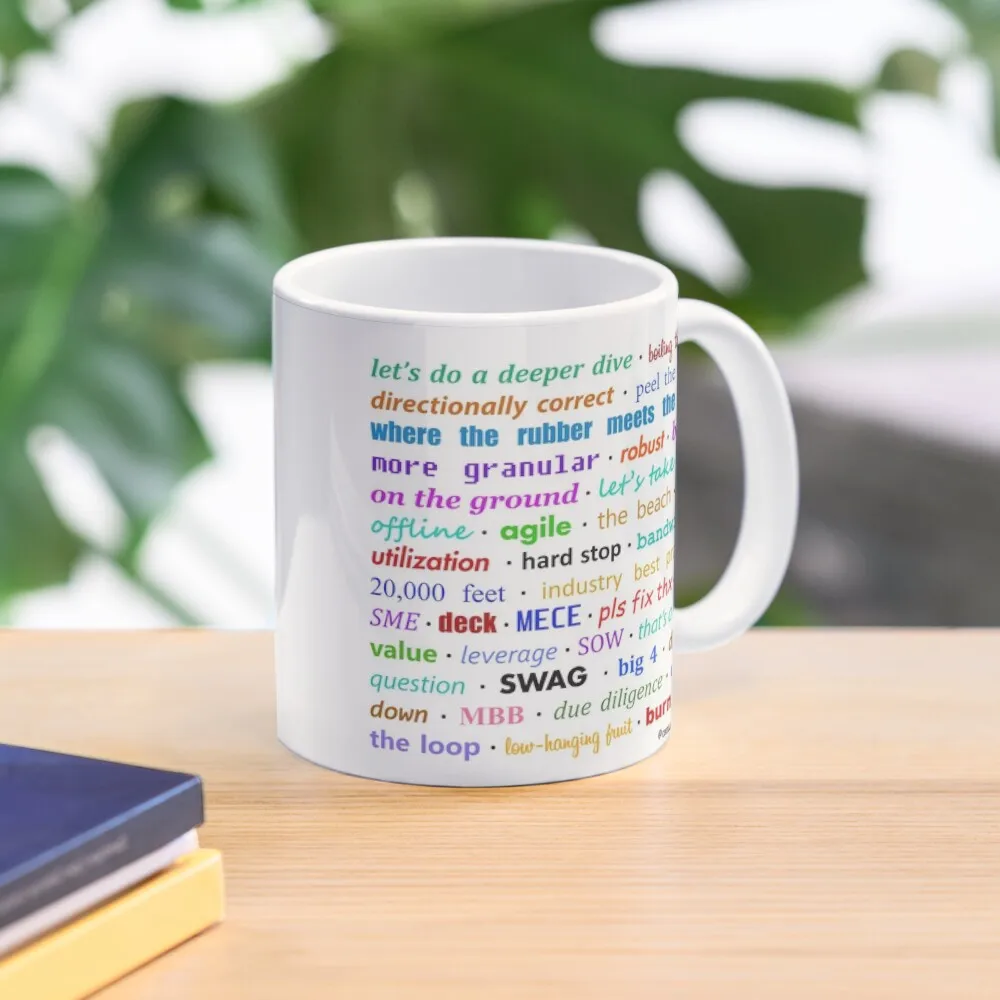 Consultant Speak Version 1 Classic  Mug Cup Gifts Printed Drinkware Design Handle Round Image Simple Photo Tea Picture Coffee