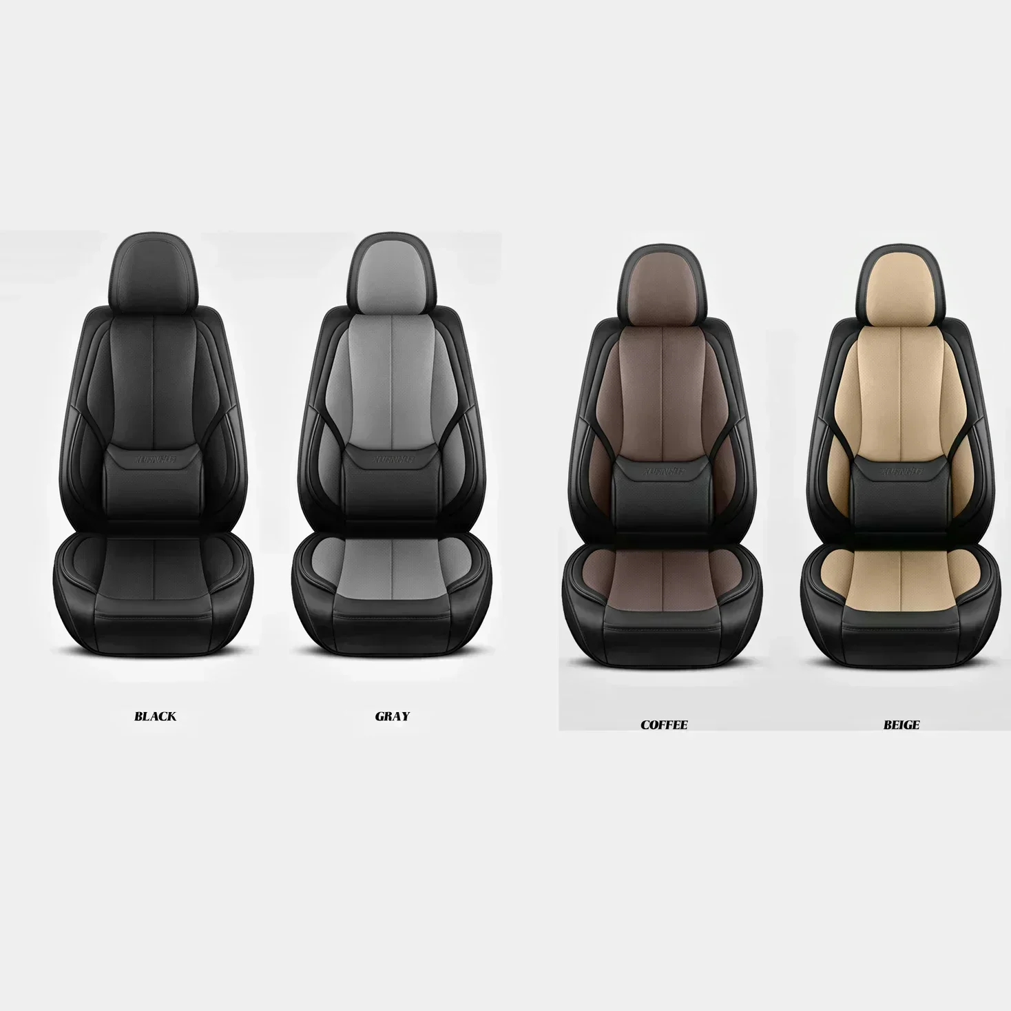 VOOR Dodge Ram Autostoelhoes waterdicht kunstleer comfortabele taille en slijtvaste volledige omslag 5-zitshoes