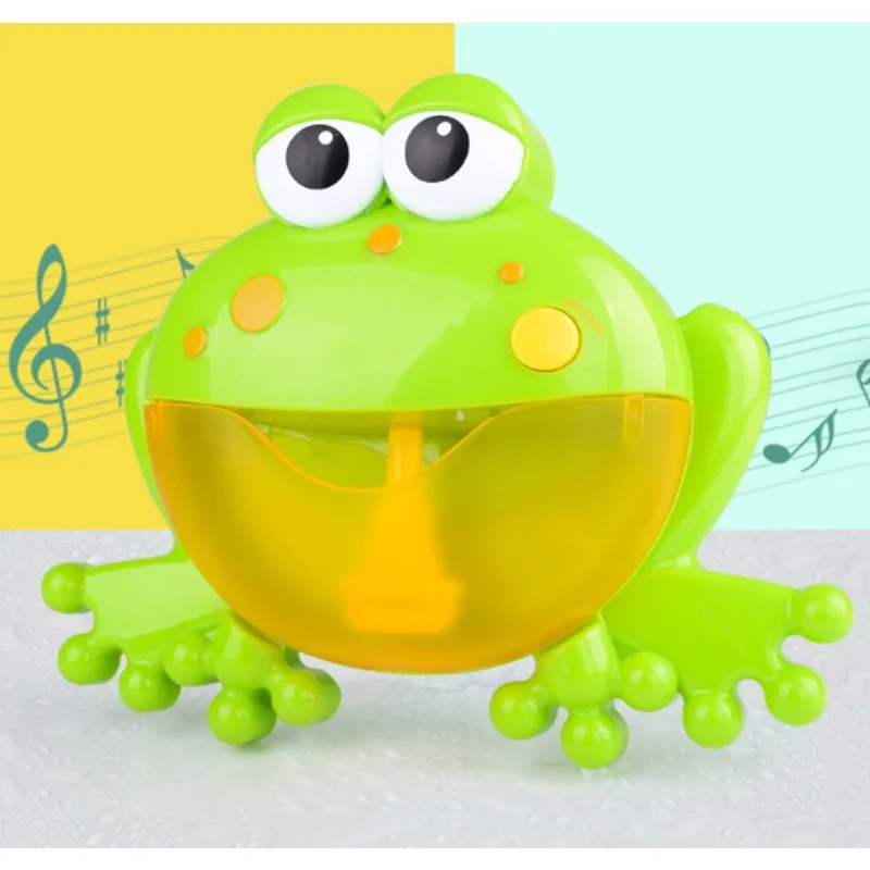 

Игрушка для детской ванной комнаты с пузырьками - полностью автоматическая машина для выдувания пузырей в виде лягушки, забавный инструмент для игры в воду для времени купания детей
